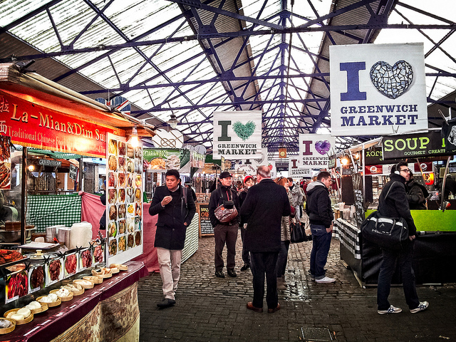 Greenwich Market. Foto di Garry Knight