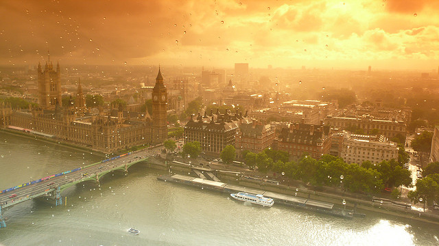 Panorama dal London Eye. Foto di Shellmush