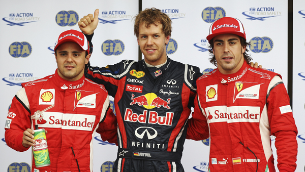 due ferrari e una red bull in testa nel gp del canada