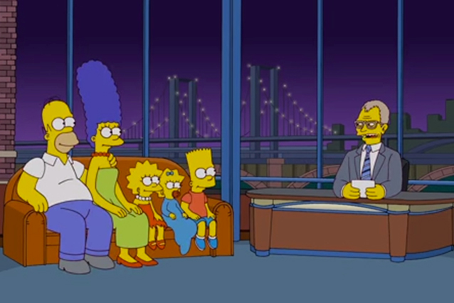 Il ritiro di David Letterman ha colpito anche "I Simpsons" che omaggiano il conduttore del "Late Show" con una sigla dedicata ad hoc per lui.