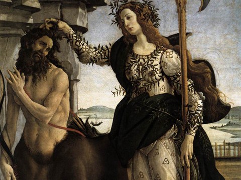 Pallade e il Centauro, Sandro Botticelli (1482-1483 circa)