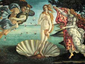 Sandro Botticelli, La nascita di Venere (1484–1486), Galleria degli Uffizi, Firenze