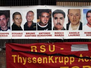 Rogo Thyssen, dopo 12 anni le famiglie chiedono ancora giustizia: “In galera tedeschi assassini”