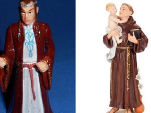 Per anni prega statuina del Signore degli Anelli scambiata per un santo