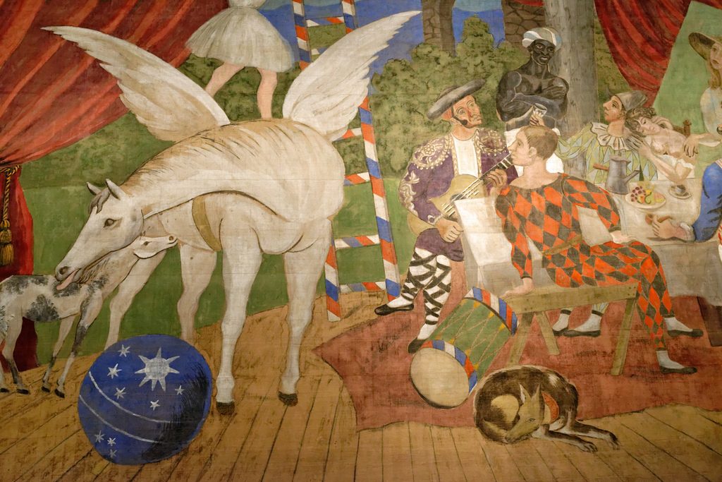 Pablo Picasso la grandiosa tela di Parade ad aprile nel Museo