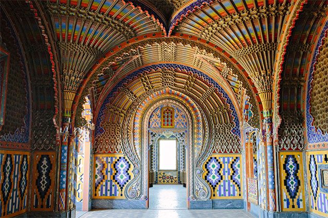 Sala dei Pavoni nel Castello di Sammezzano, Firenze