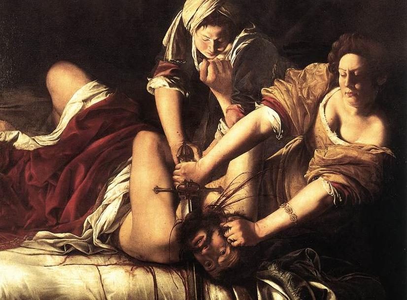 Artemisia Gentileschi, "Giuditta che decapita Oloferne" (1620), Galleria degli Uffizi
