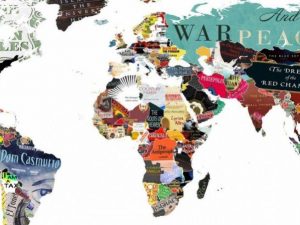 Geografia della letteratura: ogni paese del mondo è rappresentato su mappa da un libro