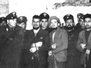 In catene Giovanni Puleo, Francesco La Barbera e Giovanni D'Ignoti