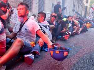 Manifestazione operai Alcoa – 2015