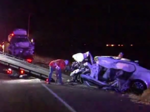 Un'immagine della scena dell'incidente (Abc News)