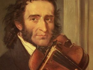 Uno dei numerosi ritratti di Niccolò Paganini