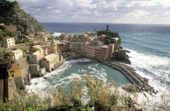 Il suggestivo paesaggio delle Cinque Terre, in Liguria.