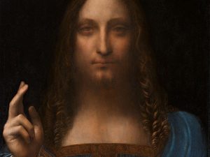 Il Salvator Mundi, realizzato da Leonardo fra il 1490 e il 1519 circa.