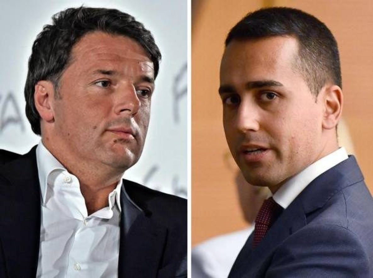 Risultati immagini per Renzi: âDi Maio sta con i teppistiâ.