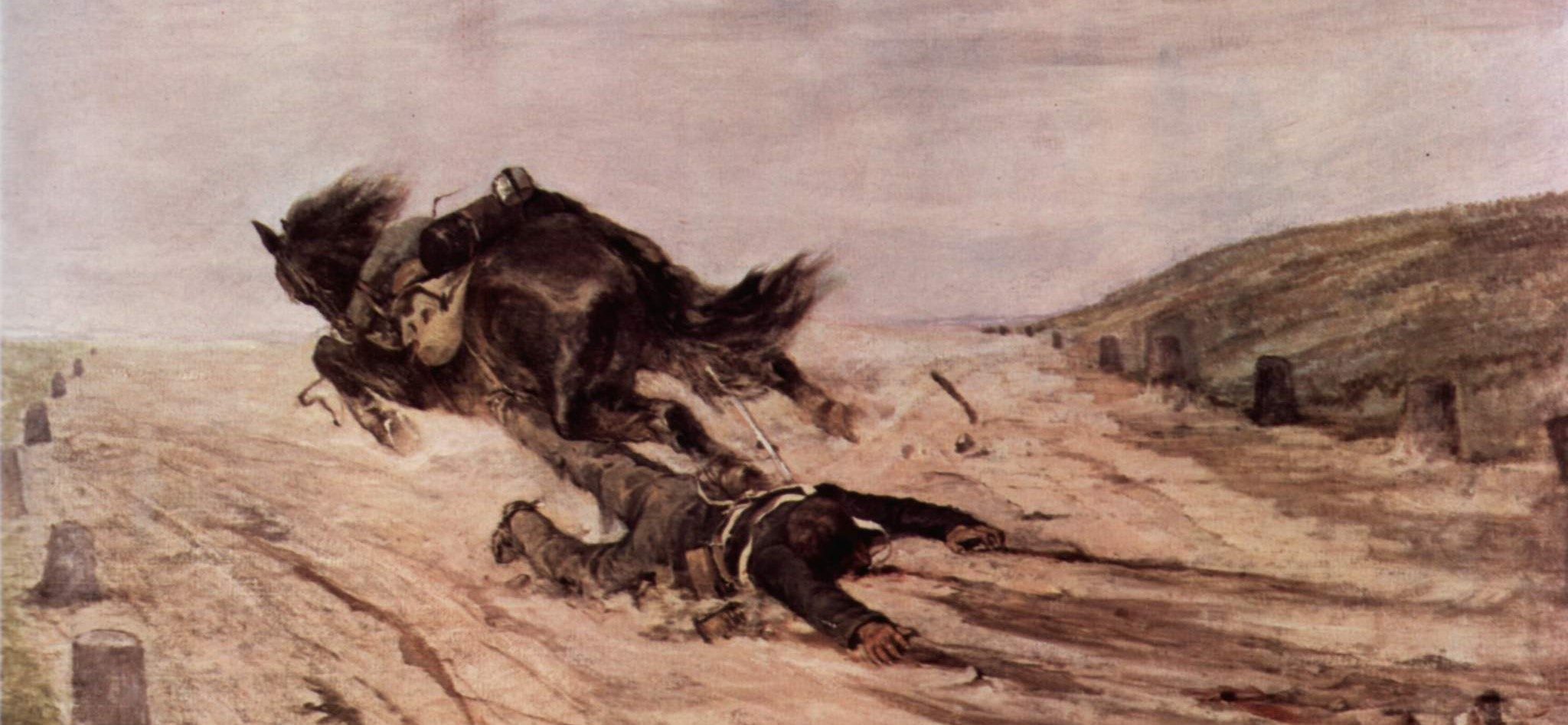 Giovanni Fattori, Lo staffato (1880), palazzo Pitti, Firenze.