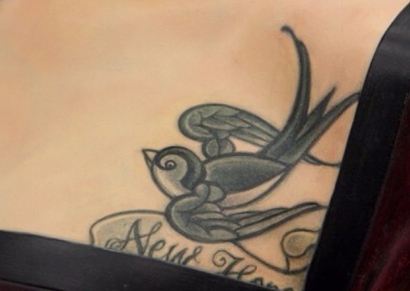Particolare della "Lady tatuata" (@gerard_mas)