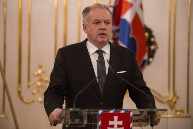 La conferenza stampa del Presidente Kiska