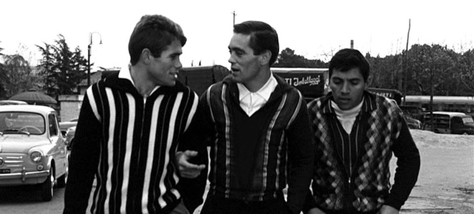 Una scena del celebre film tratto dal romanzo di Pasolini "Una vita violenta" (1962).