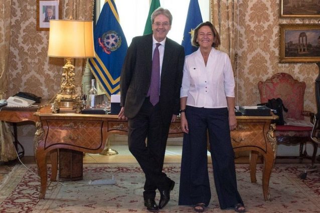 Foto: Twitter/Paolo Gentiloni