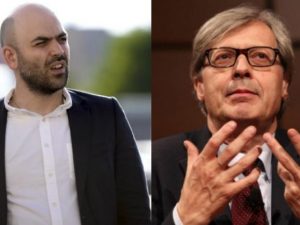 Sgarbi sulla scorta a Saviano: “Meglio proteggere gli italiani che si ammazzano per il Fisco”