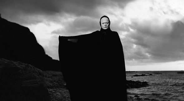 Bengt Ekerot impersona la Morte ne "Il settimo sigillo".