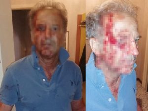 Il commissario aggredito