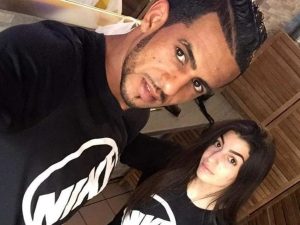 Tarek e Angelica (foto Facebook)