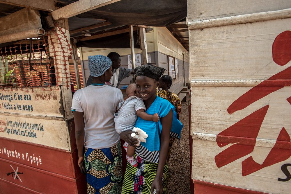 Centro medico di Msf nella Repubblica Centrafricana (Medici senza Frontiere)