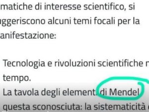 Il Miur confonde Mendel con Mendeleev: l’errore sul sito web del ministero
