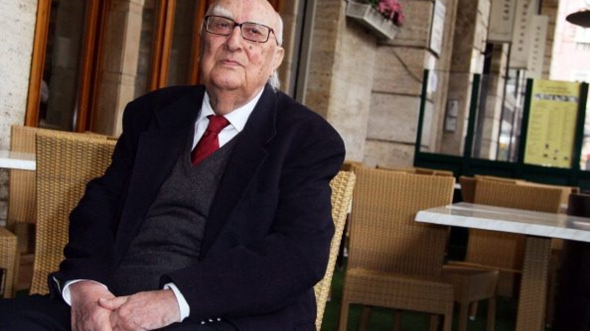 Lo scrittore Andrea Camilleri, scomparso il 17 luglio 2019.