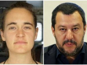 Salvini attacca di nuovo Carola Rackete : “Non vedo l’ora di espellere questa comunista tedesca”