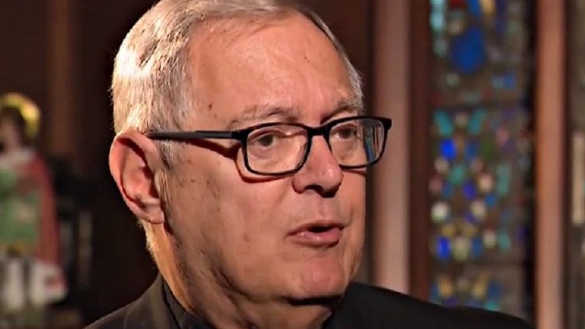 Thomas Tobin, vescovo di Providence (Screenshot WPRI via YouTube)