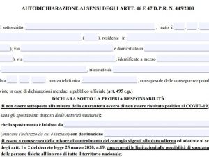SCARICA AUTOCERTIFICAZIONE VACCINAZIONI SCUOLA MODULO DA