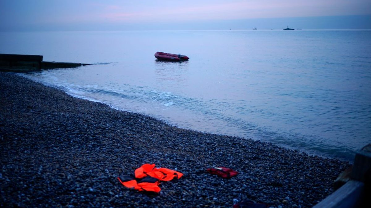 Un gomme giunto sulle spiagge del Kent