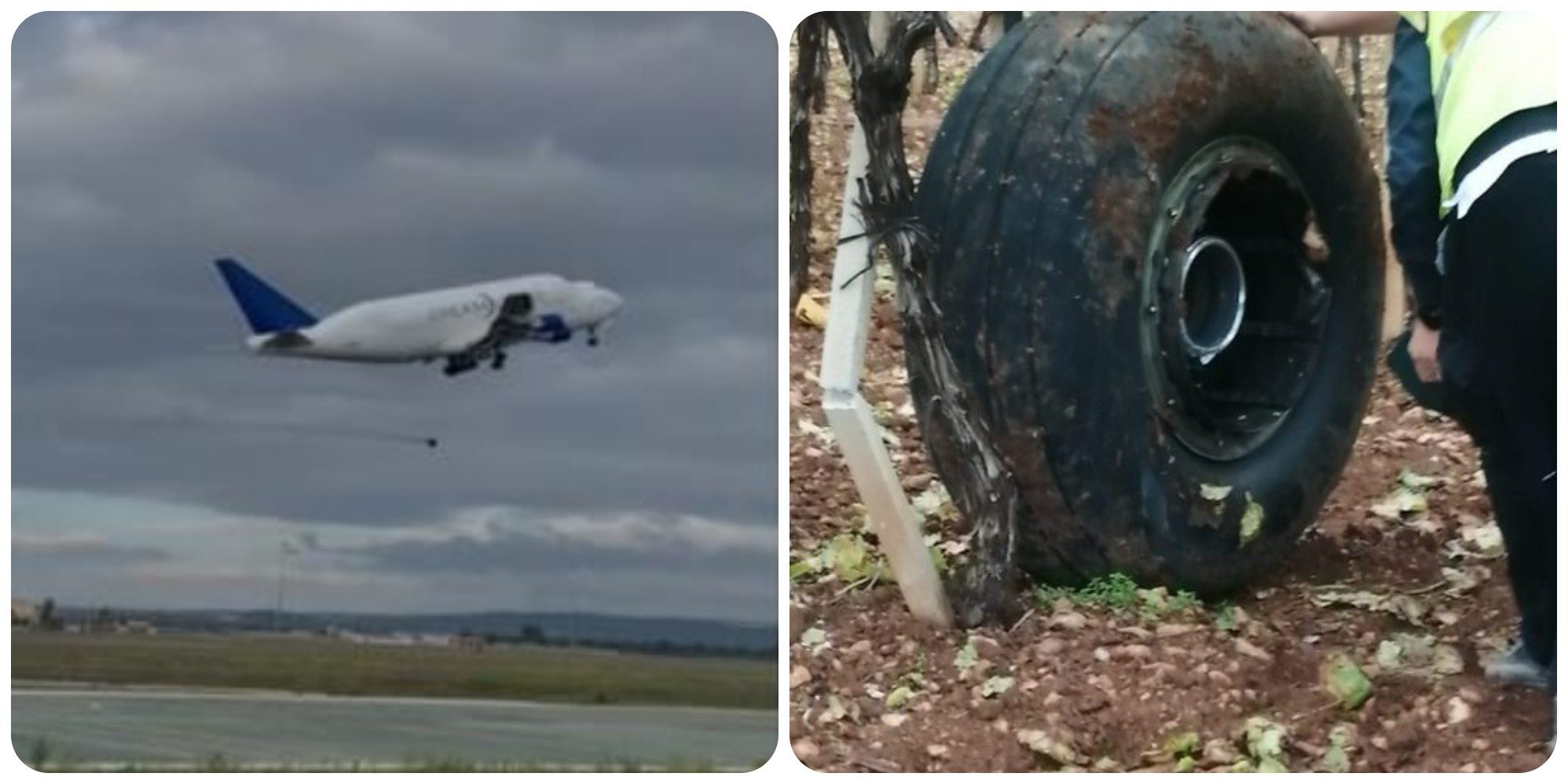 Fear in Taranto, plane loses a wheel immediately after takeoff the