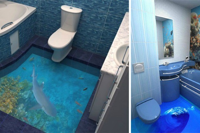 Come trasformare il bagno in un oceano tridimensionale Costruire una vasca da bagno