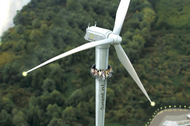 Cavalca una turbina eolica: ecco il nuovo parco divertimenti che produce energia