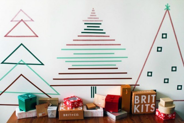 Problemi di spazio in casa? come creare un albero di natale con il ... Creare un adesivo