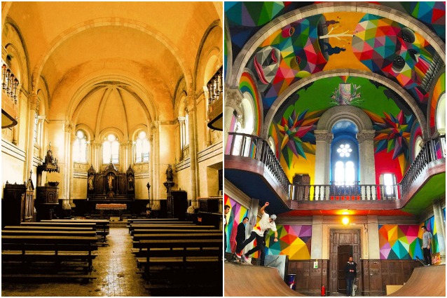 Kaos Temple: benvenuti nella prima chiesa diventata uno skatepark pubblico