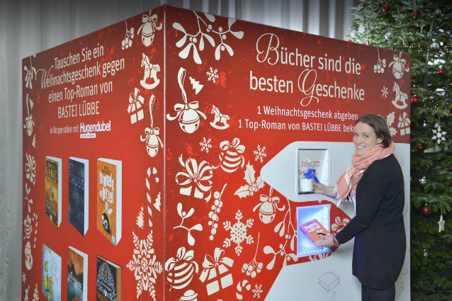 Regali di Natale indesiderati? Ecco il distributore di libri che li ricicla