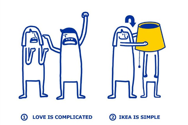 IKEA risolve i problemi d'amore: ecco come