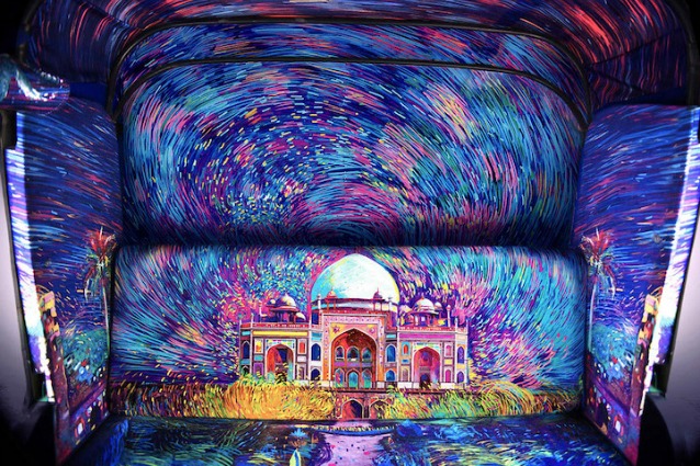 Come sarebbe "La Notte Stellata" se Van Gogh fosse nato in India?