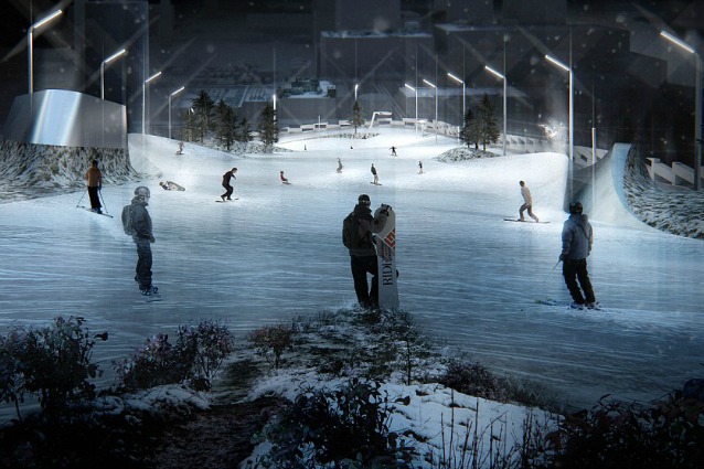 Copenhagen, la pista da sci è su un tetto di spazzatura