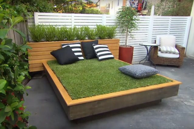 Come creare un letto di erba con i pallet Cosa fare con i pallet