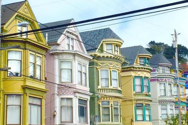 Painted Ladies: le case colorate di San Francisco festeggiano l'arrivo della primavera
