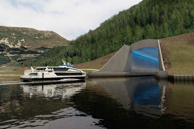 Norvegia, arriva la prima galleria per navi del mondo