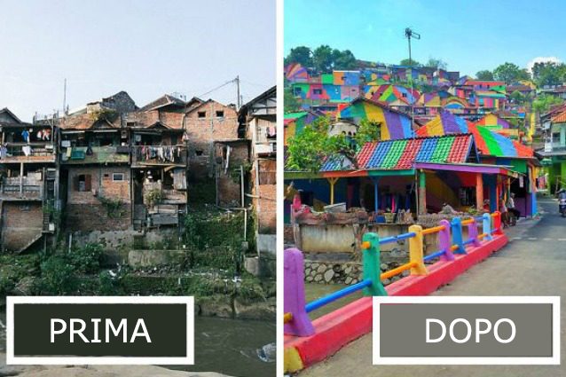 Kampung Pelangi: il villaggio arcobaleno che fa impazzire Instagram