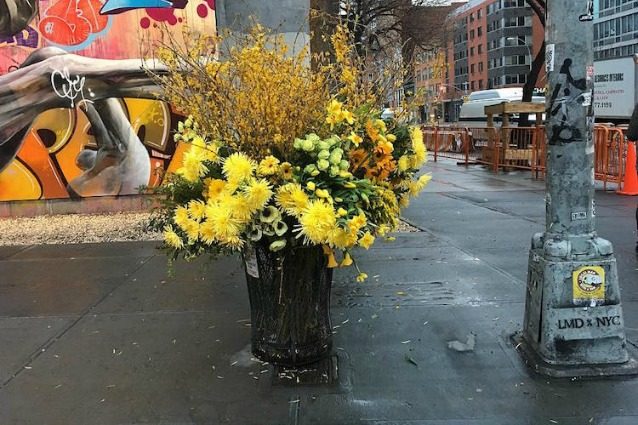 New York, fiori al posto dei rifiuti: la geniale idea di Lewis Miller