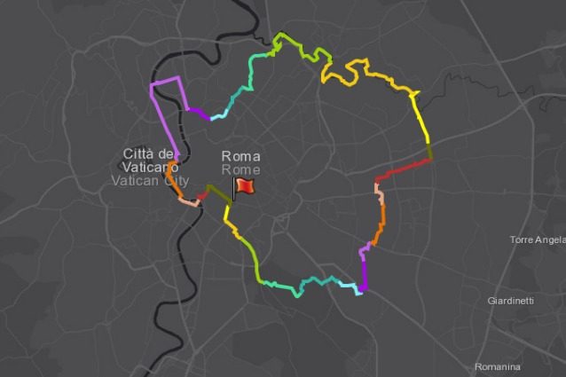 Roma, ecco come sarà il G.R.A.B. (Grande Raccordo Anulare delle Bici)